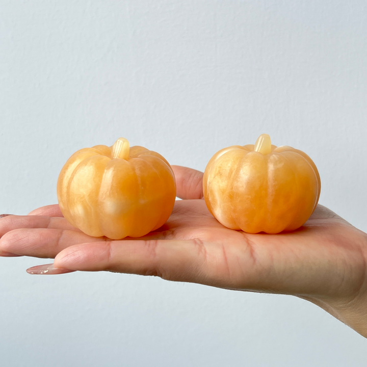 Yellow Calcite Pumpkin