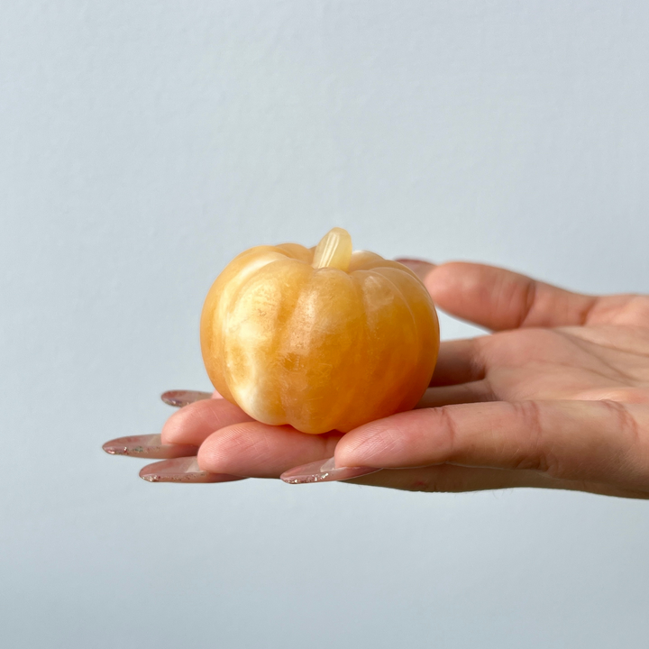 Yellow Calcite Pumpkin