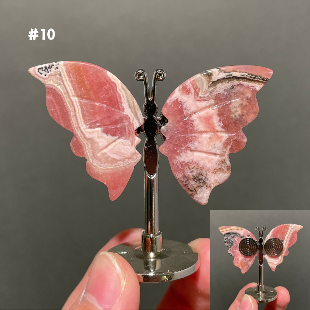 Unique,2.3"+Rhodochrosite Butterfly