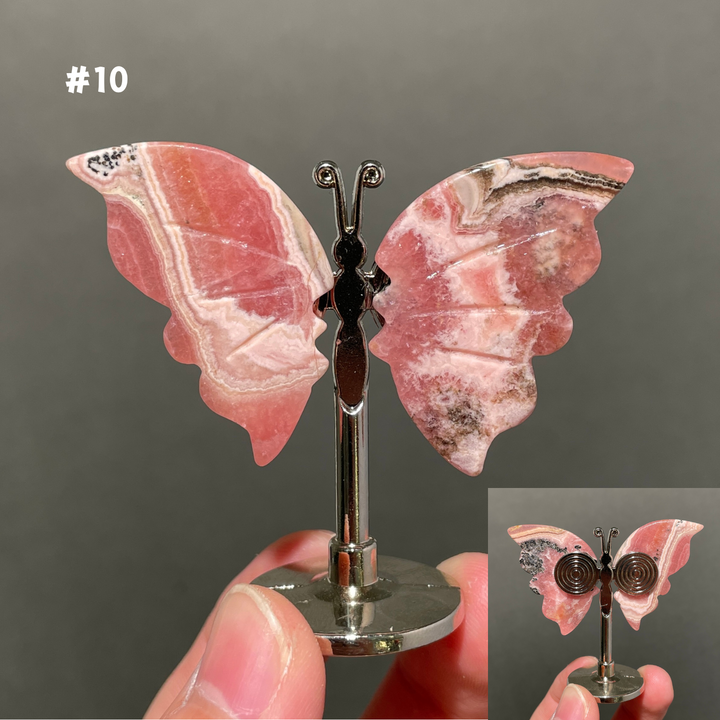 Unique,2.3"+Rhodochrosite Butterfly
