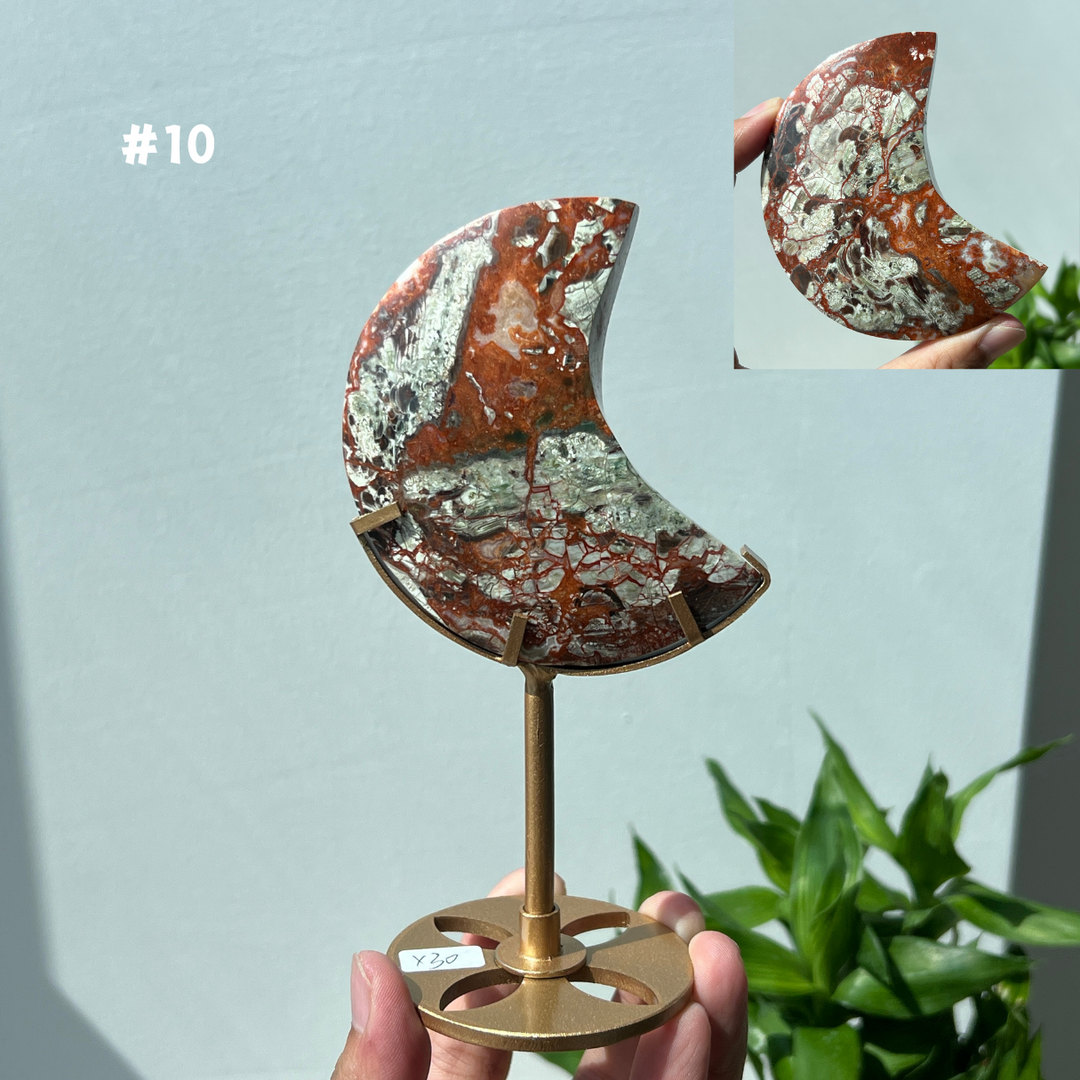 Unique,Money Agate Moon