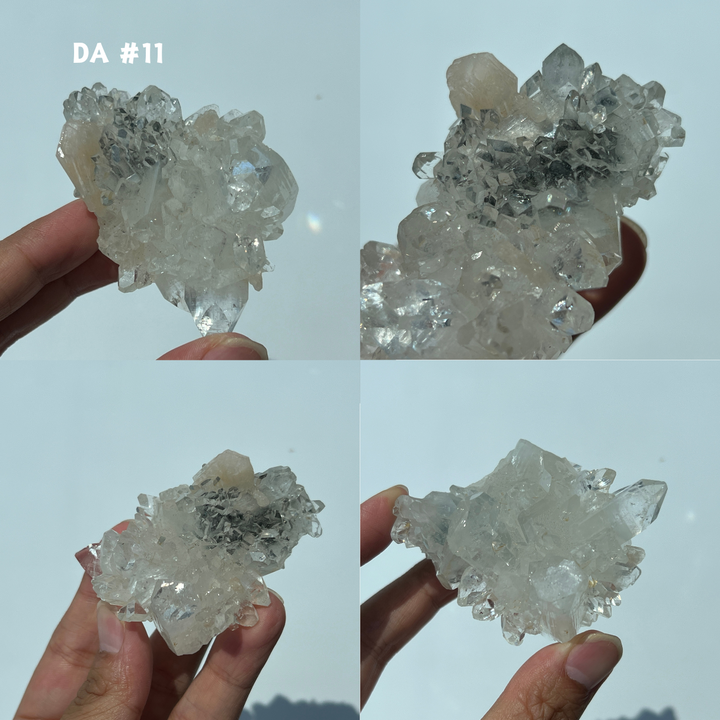 Unique, Diamond Apophyllite w/ Pink Zeolite Var.Stilbite