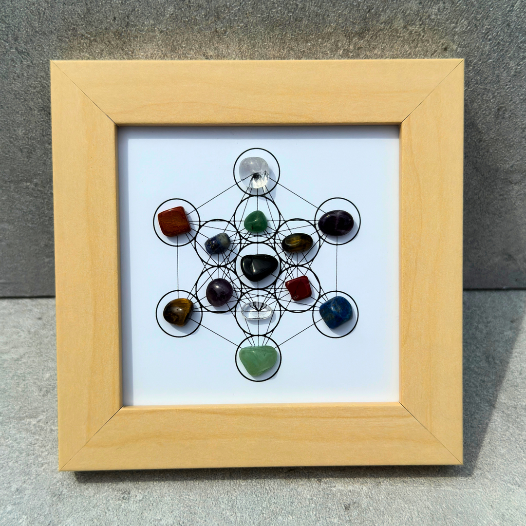 Metatron Hexagonal Crystal Photo Frame