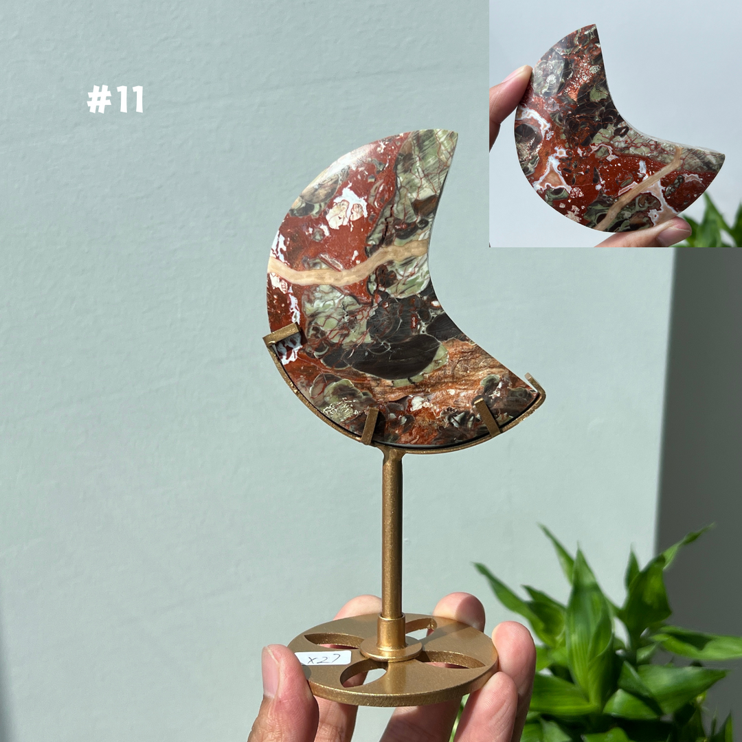 Unique,Money Agate Moon