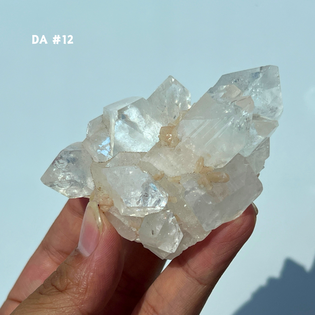 Unique, Diamond Apophyllite w/ Pink Zeolite Var.Stilbite