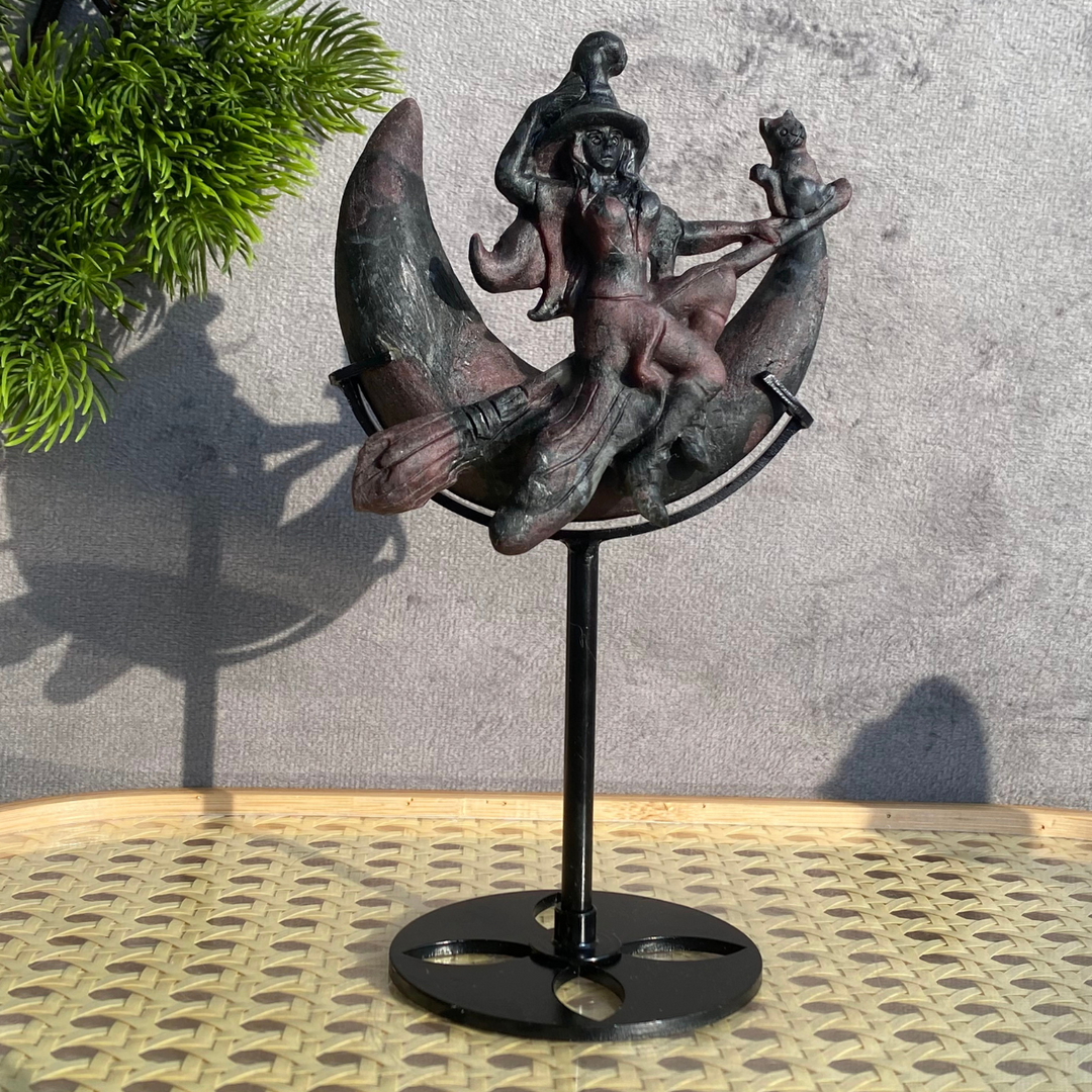 Sonne und Mond aus goldenem/silbernem Obsidian