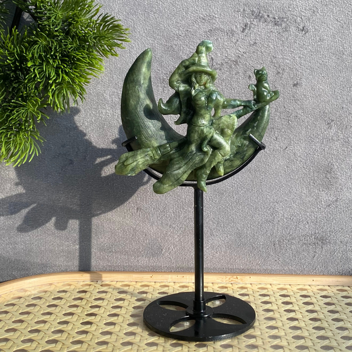 Sonne und Mond aus goldenem/silbernem Obsidian