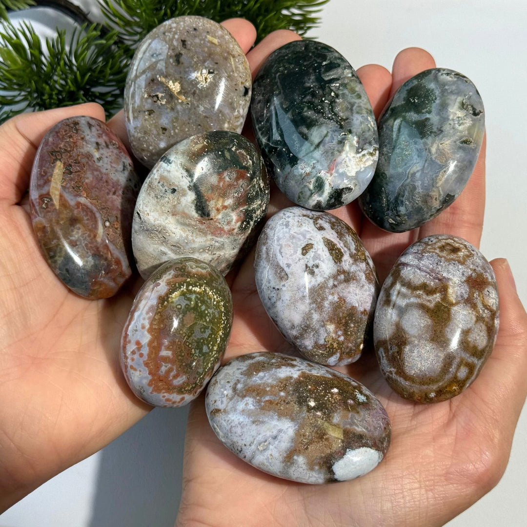 Ocean Jasper Palm Stone