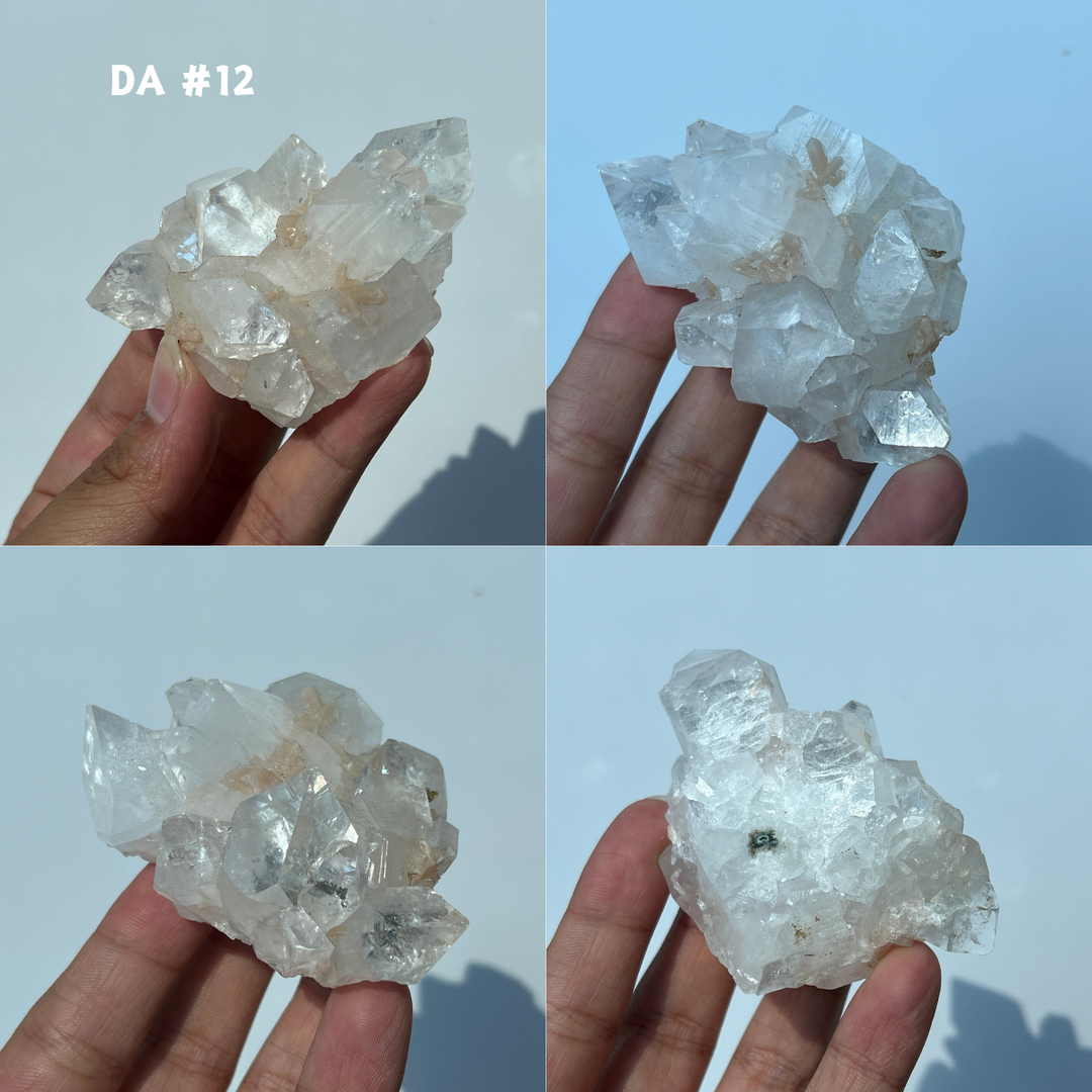 Unique, Diamond Apophyllite w/ Pink Zeolite Var.Stilbite
