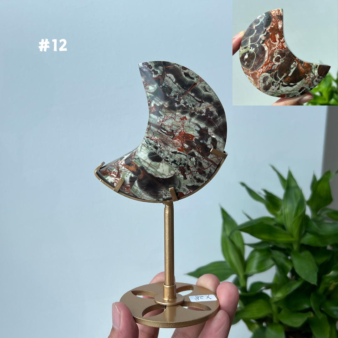 Unique,Money Agate Moon