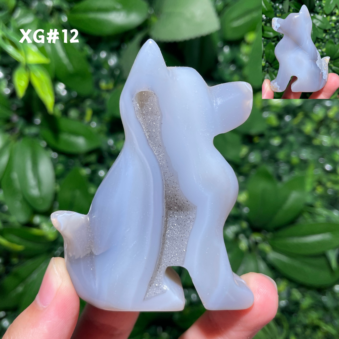 Unique, Agate Geode Dog