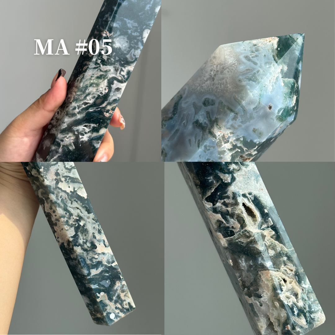Unique, Moss Agate Point