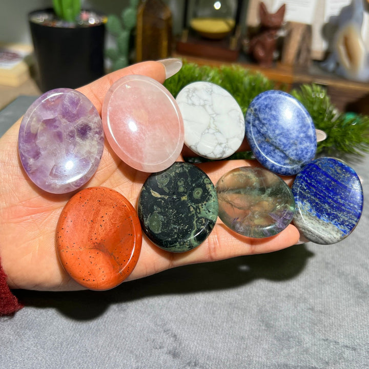Crystal Worry Stone,Palm Stone