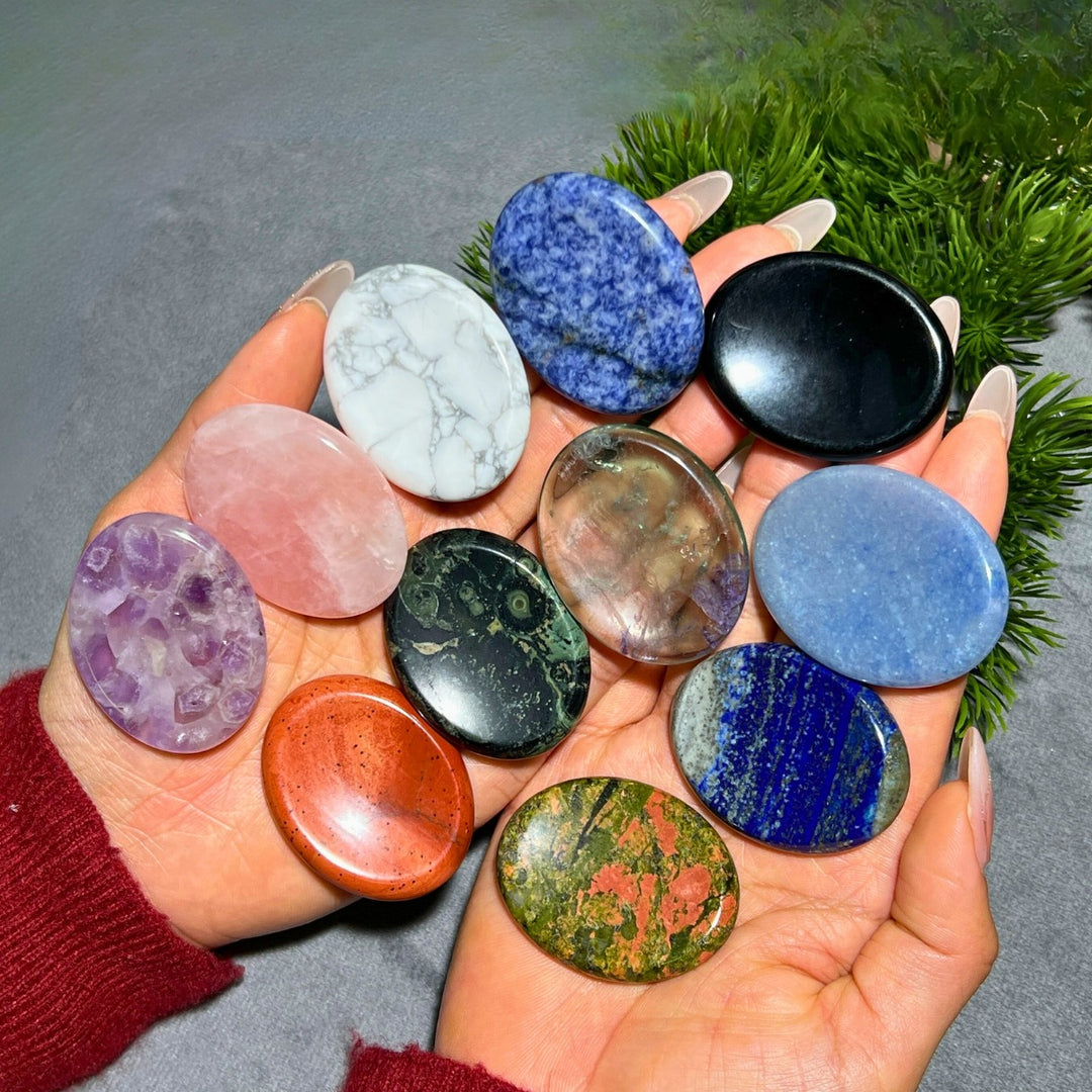 Crystal Worry Stone,Palm Stone