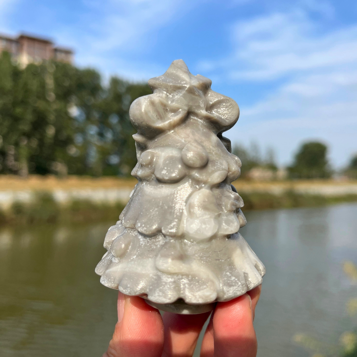 Natural Crystal Carving Christmas Tree