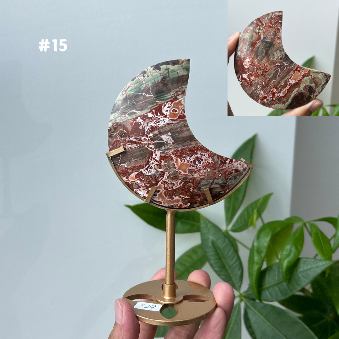 Unique,Money Agate Moon