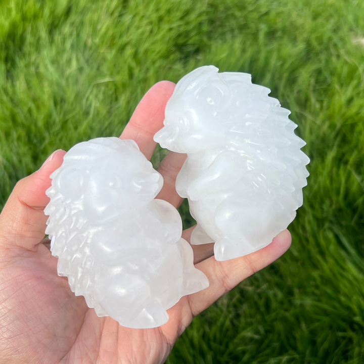Clear Quartz Hedgehog