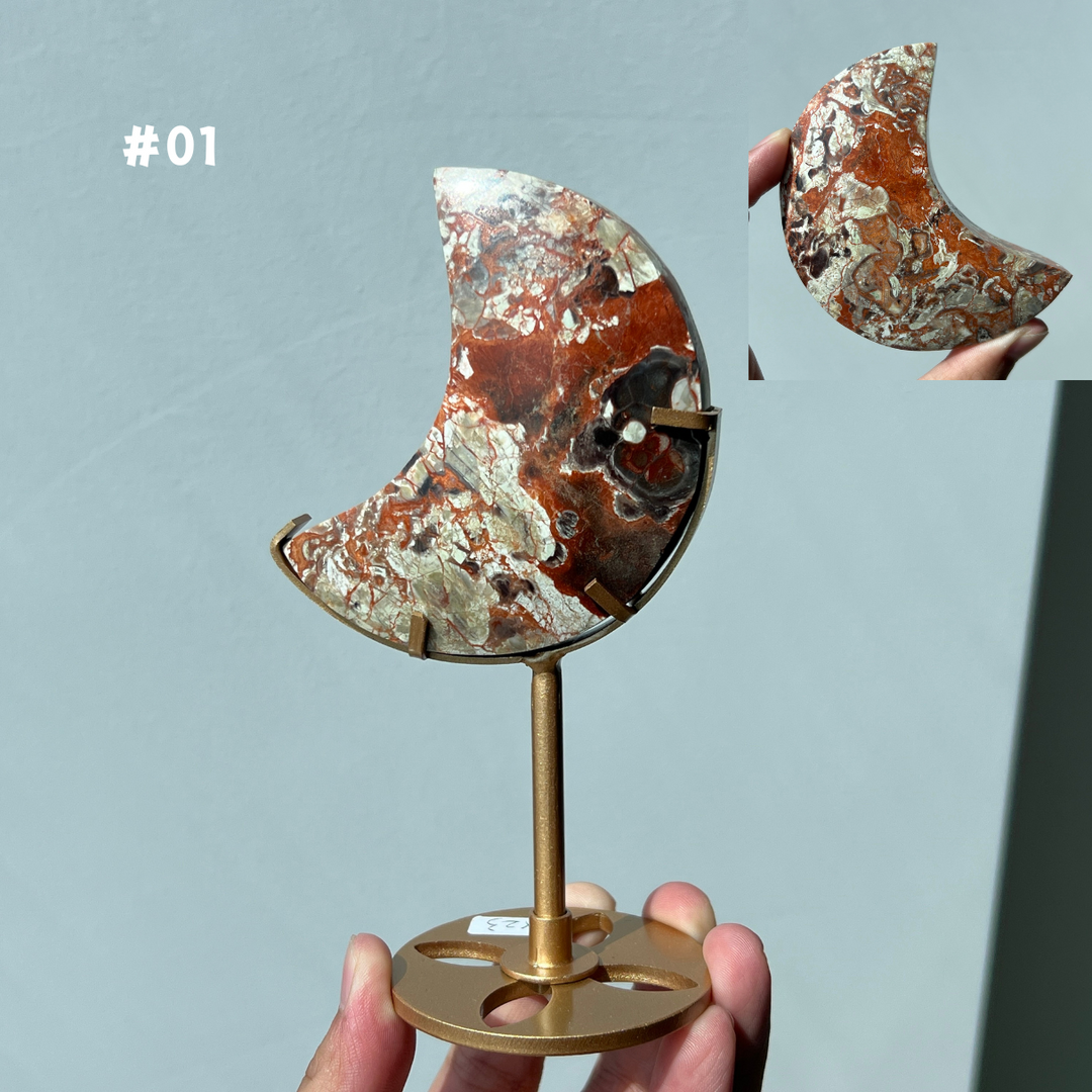 Unique,Money Agate Moon