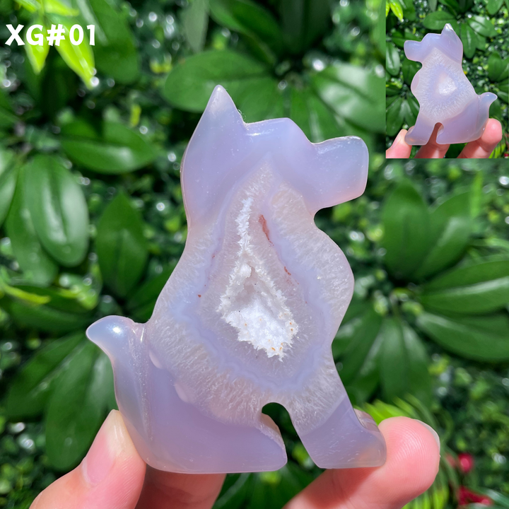 Unique, Agate Geode Dog
