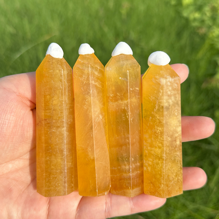 Yellow Fluorite Point