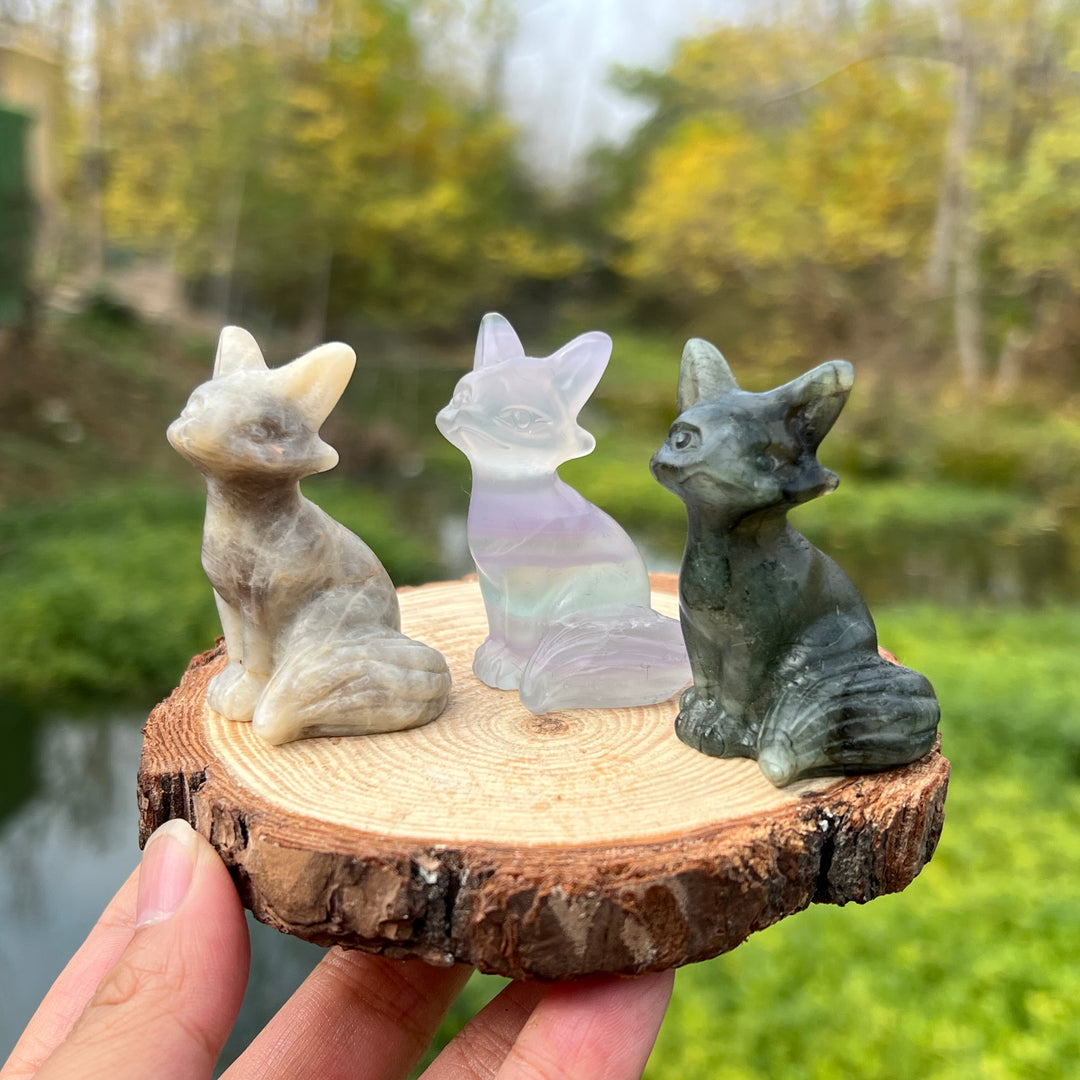 Sculpture de renards
