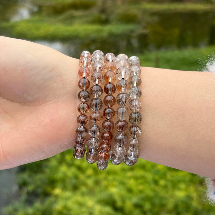 Hematite In Quartz Bracelet