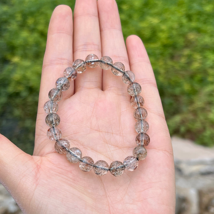 Hematite In Quartz Bracelet