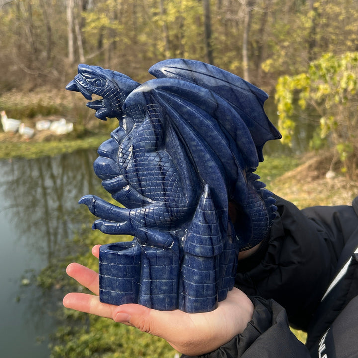 Blue Aventurine Dragon #DK188
