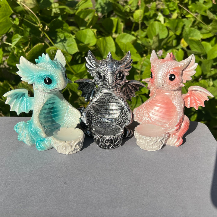 Resin Dragon Baby Sphere Holder