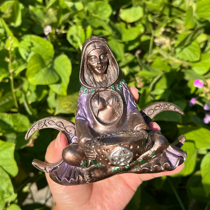 Resin Goddess Sphere Holder