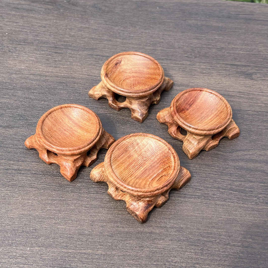 Wooden Sphere Holder