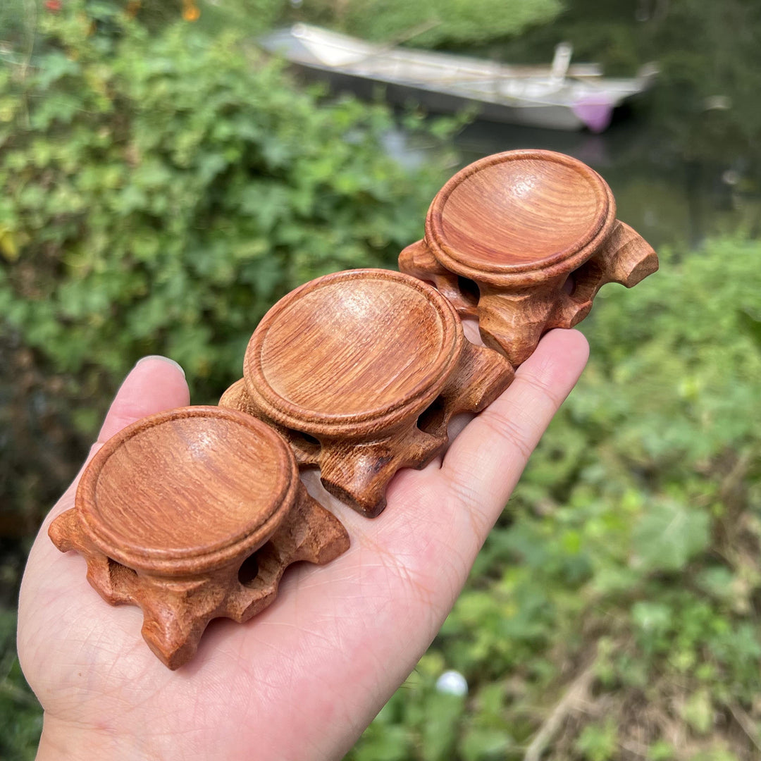 Wooden Sphere Holder
