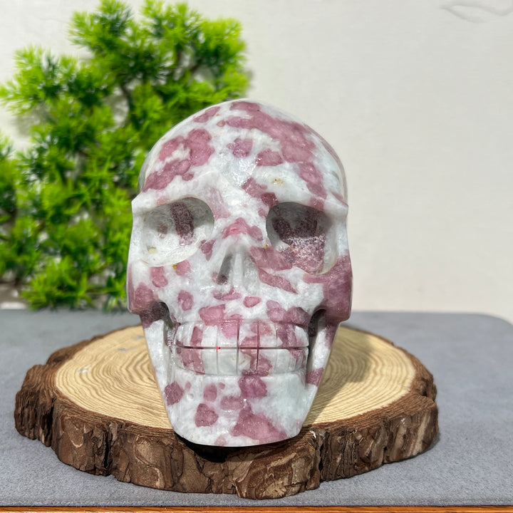 Plum Tourmaline Skull