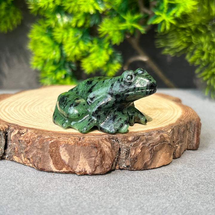 Ruby in Zoisite Frog