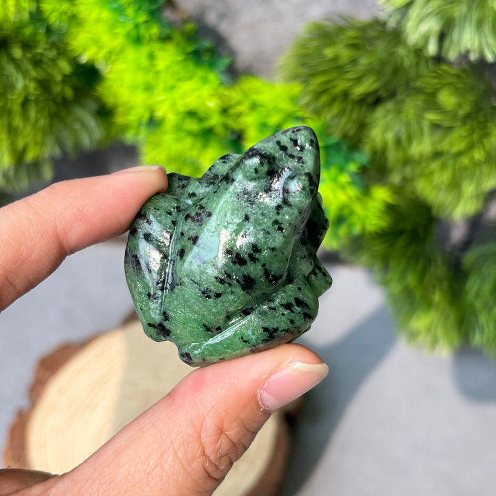 Ruby in Zoisite Frog