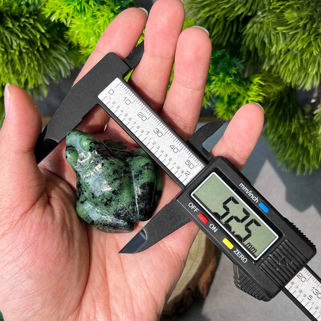 Ruby in Zoisite Frog