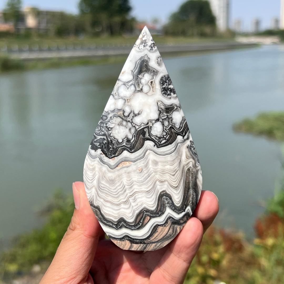 Natural Mexican Calcite Teardrop