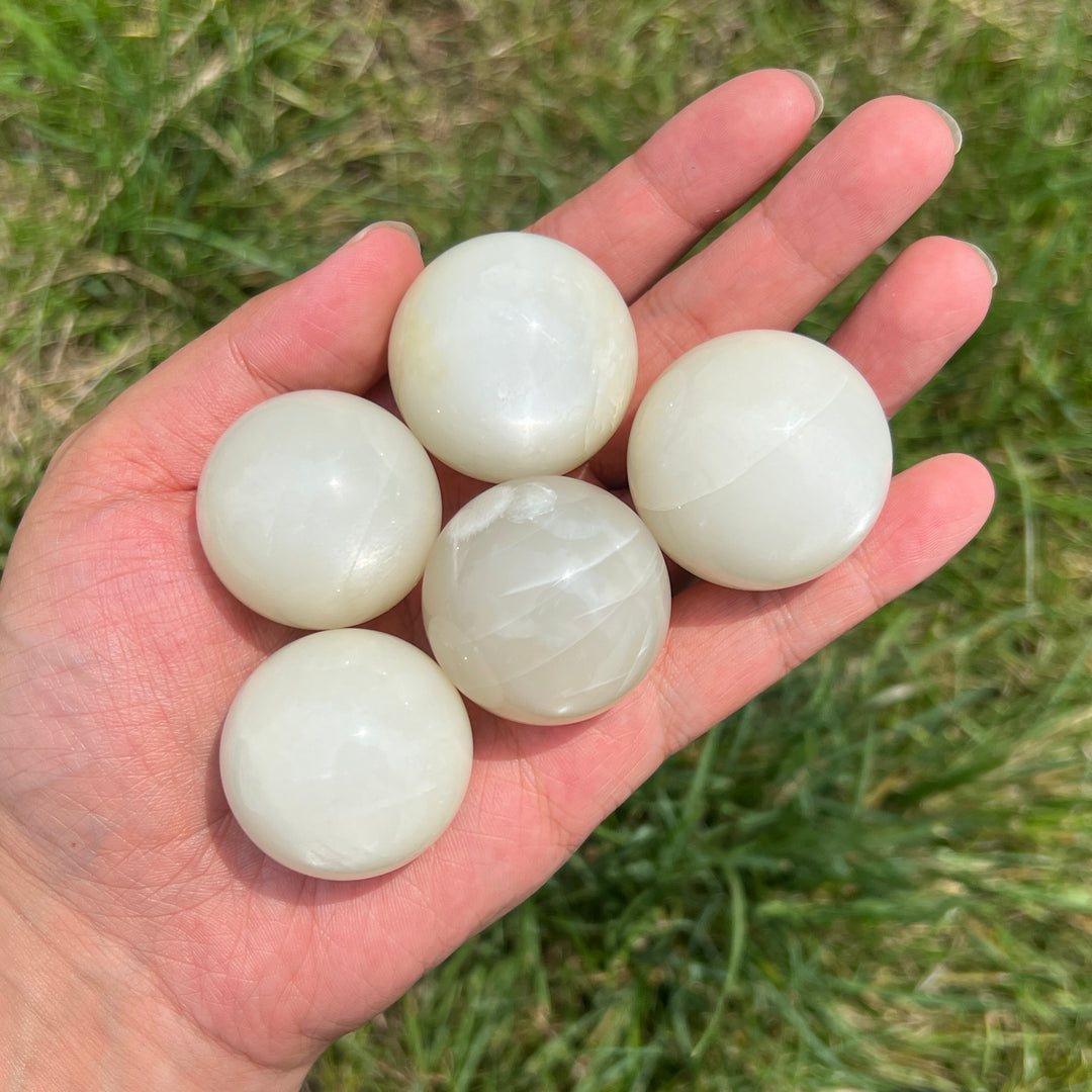 Green Moonstone Sphere