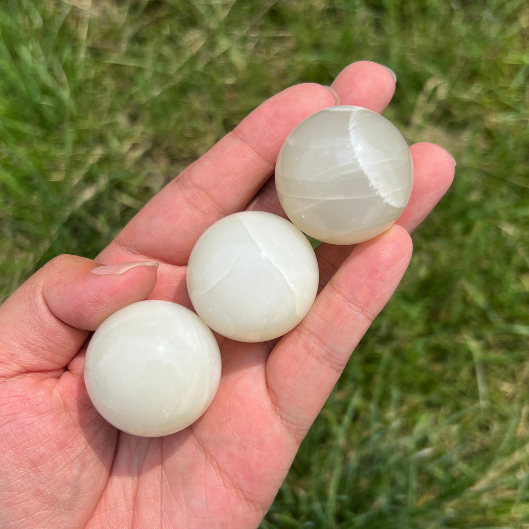 Green Moonstone Sphere