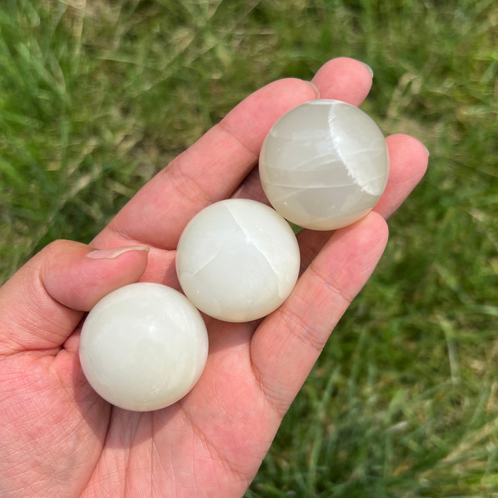 Green Moonstone Sphere