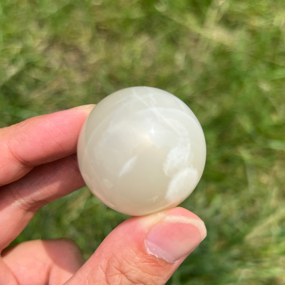 Green Moonstone Sphere