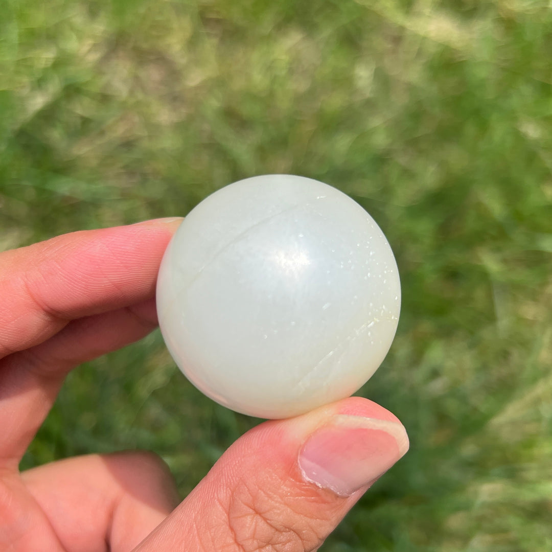 Green Moonstone Sphere