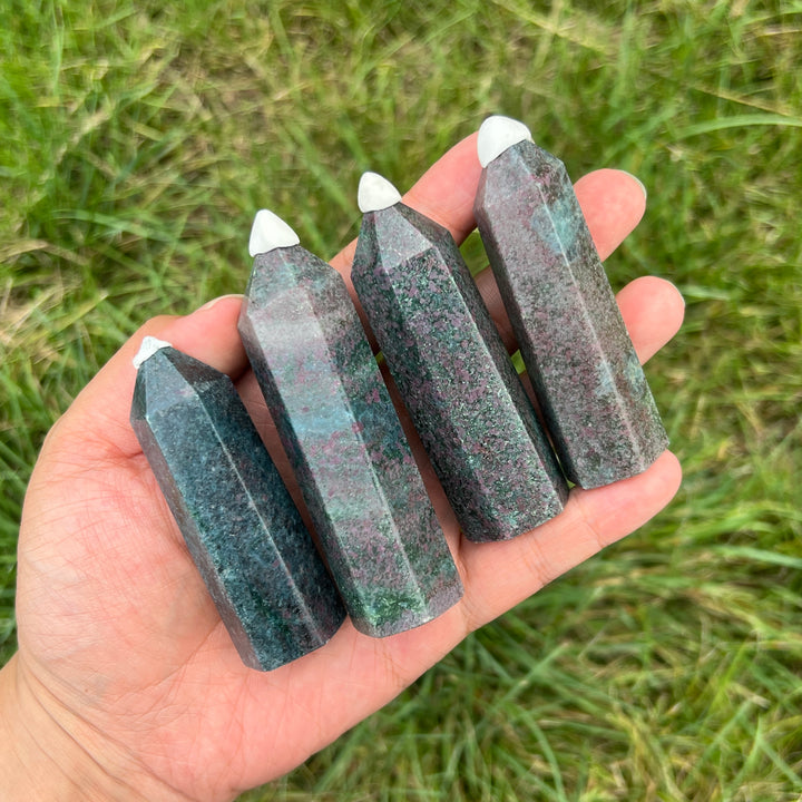 Ruby In Kyanite Point