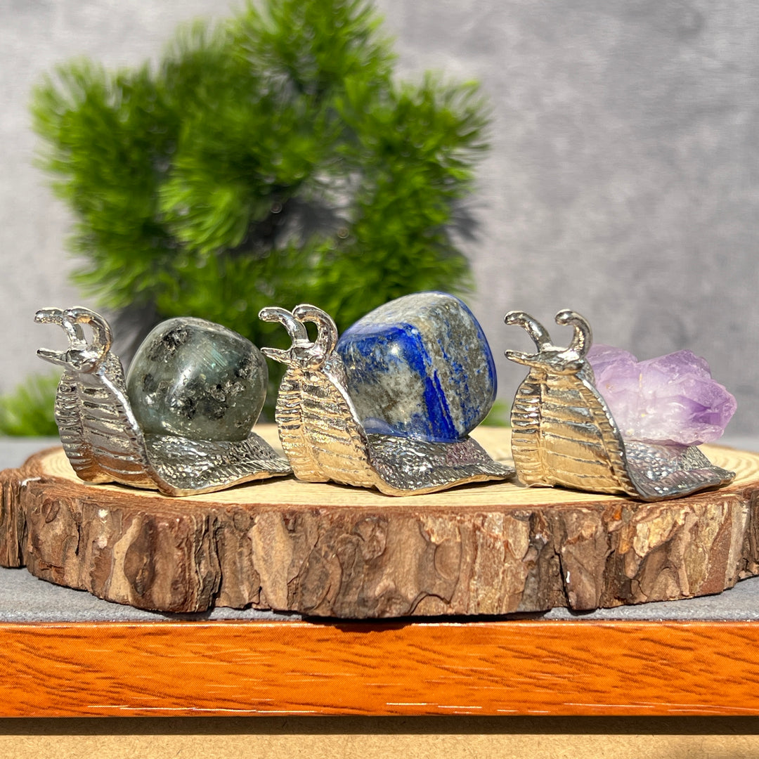 Kristallschnecken-Ornamente