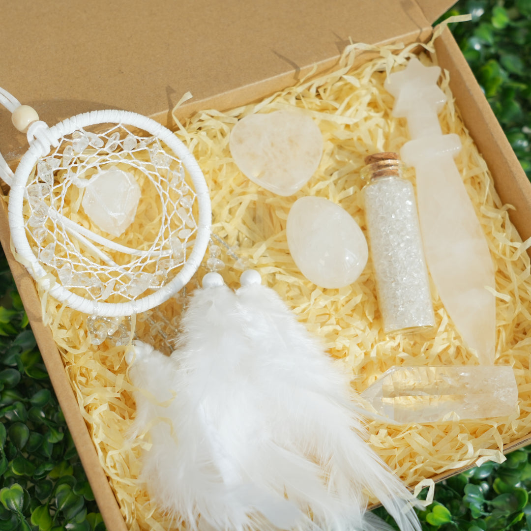 Natural Crystal Value Bundle-Clear Quartz Energy Shield