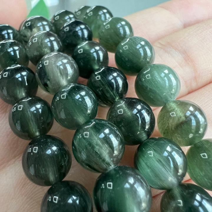 Green Rabbit Hair Bracelet 8~8.5mm