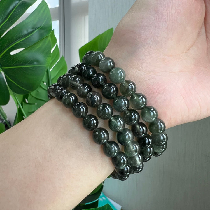 Green Rabbit Hair Bracelet 8~8.5mm