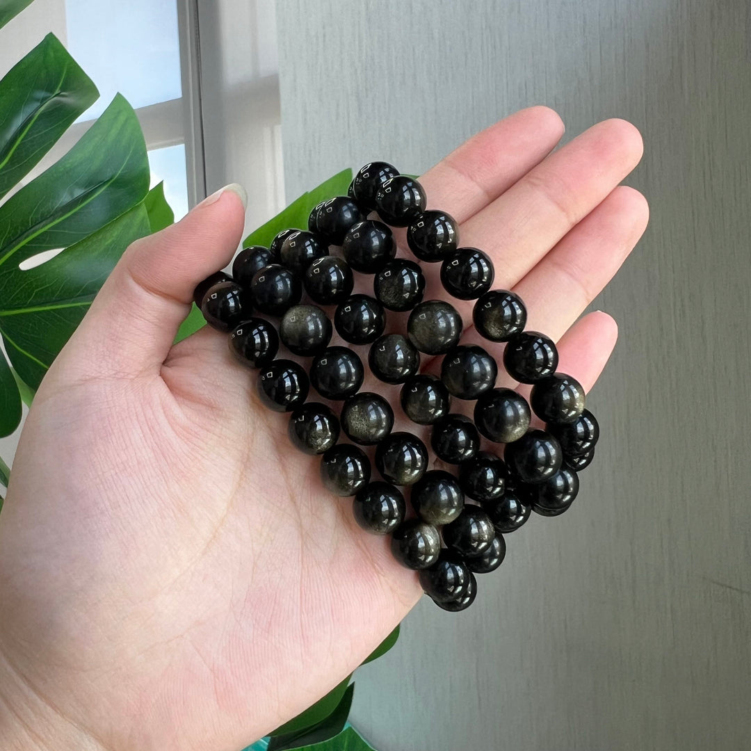 Golden Obsidian Bracelet 10~10.5mm