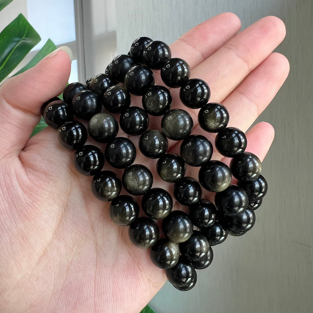 Golden Obsidian Bracelet 10~10.5mm