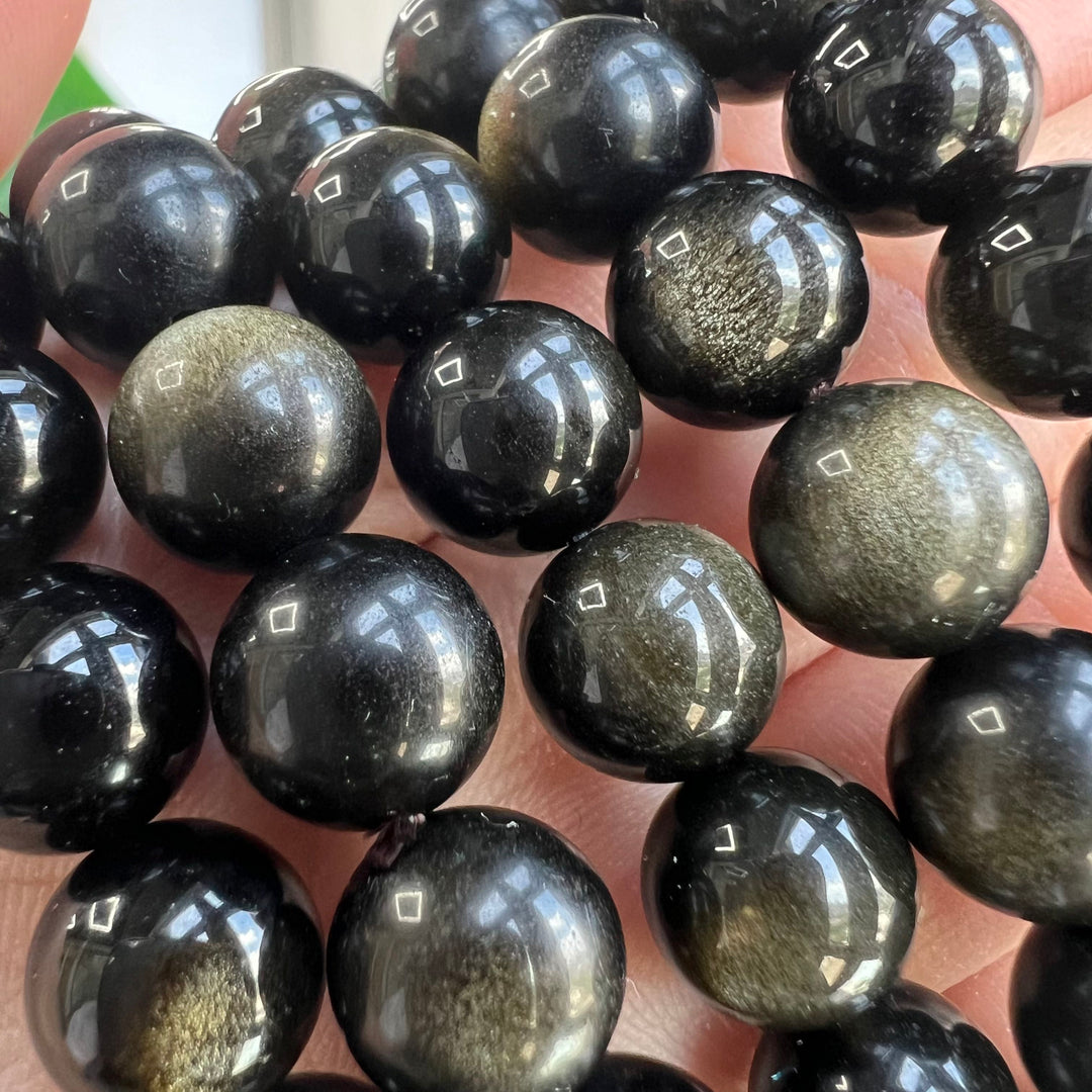 Golden Obsidian Bracelet 10~10.5mm